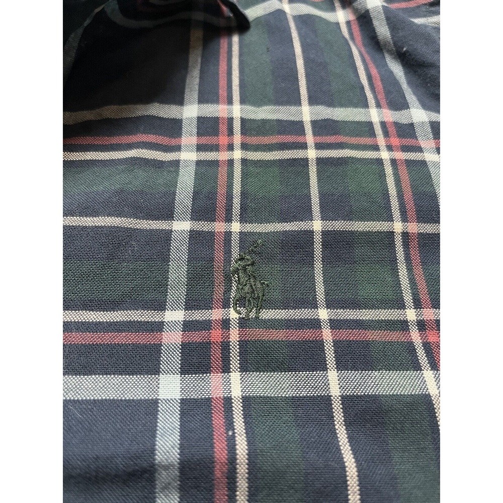 Polo Ralph Lauren Men's Button Up Dress‎ Shirt Multicolor Plaid Extra Large/XL - Picture 4 of 5